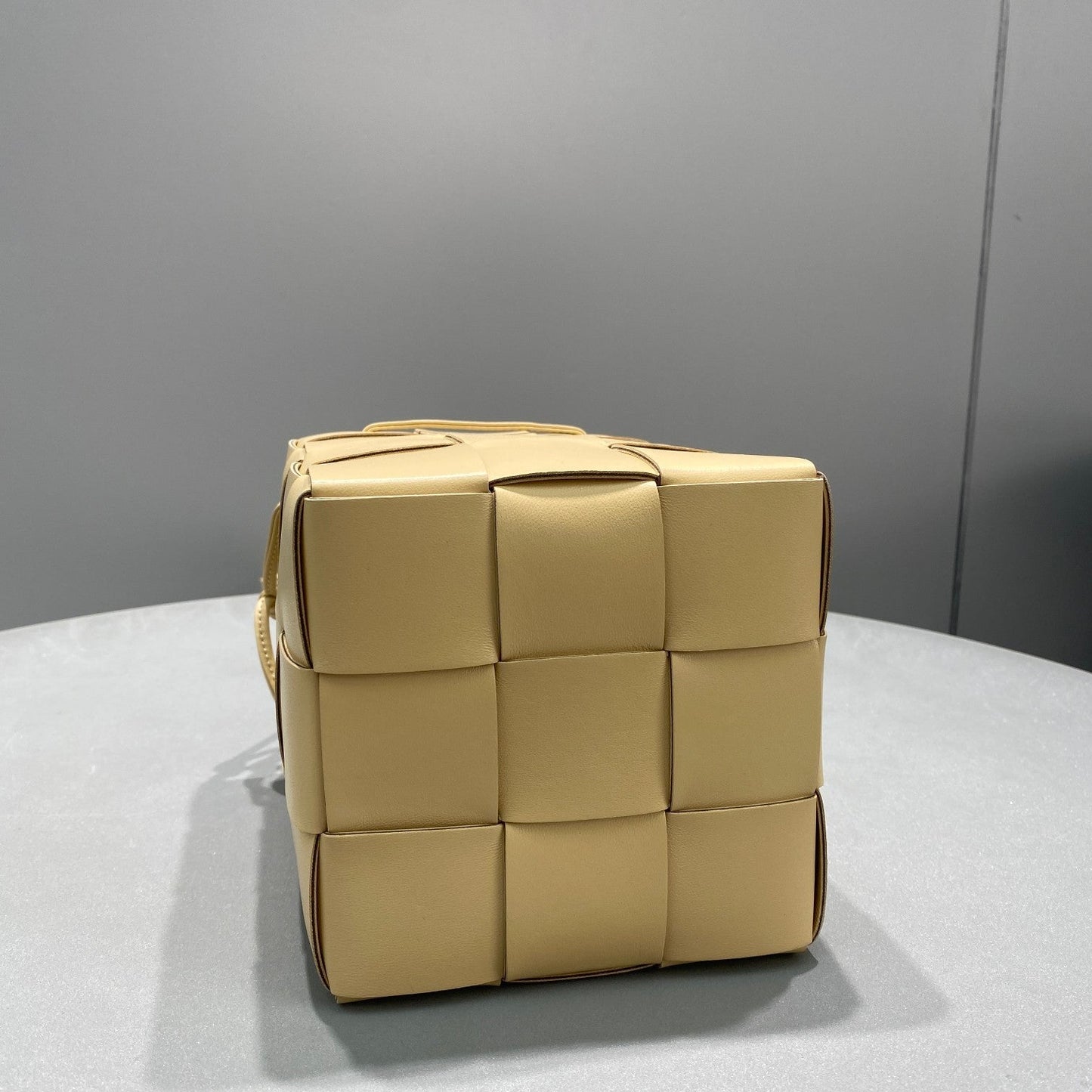 Top Quality Mini Cassette Bucket Bag Beige, For Women, Bags 5.5in/14cm 680217VCQC49776