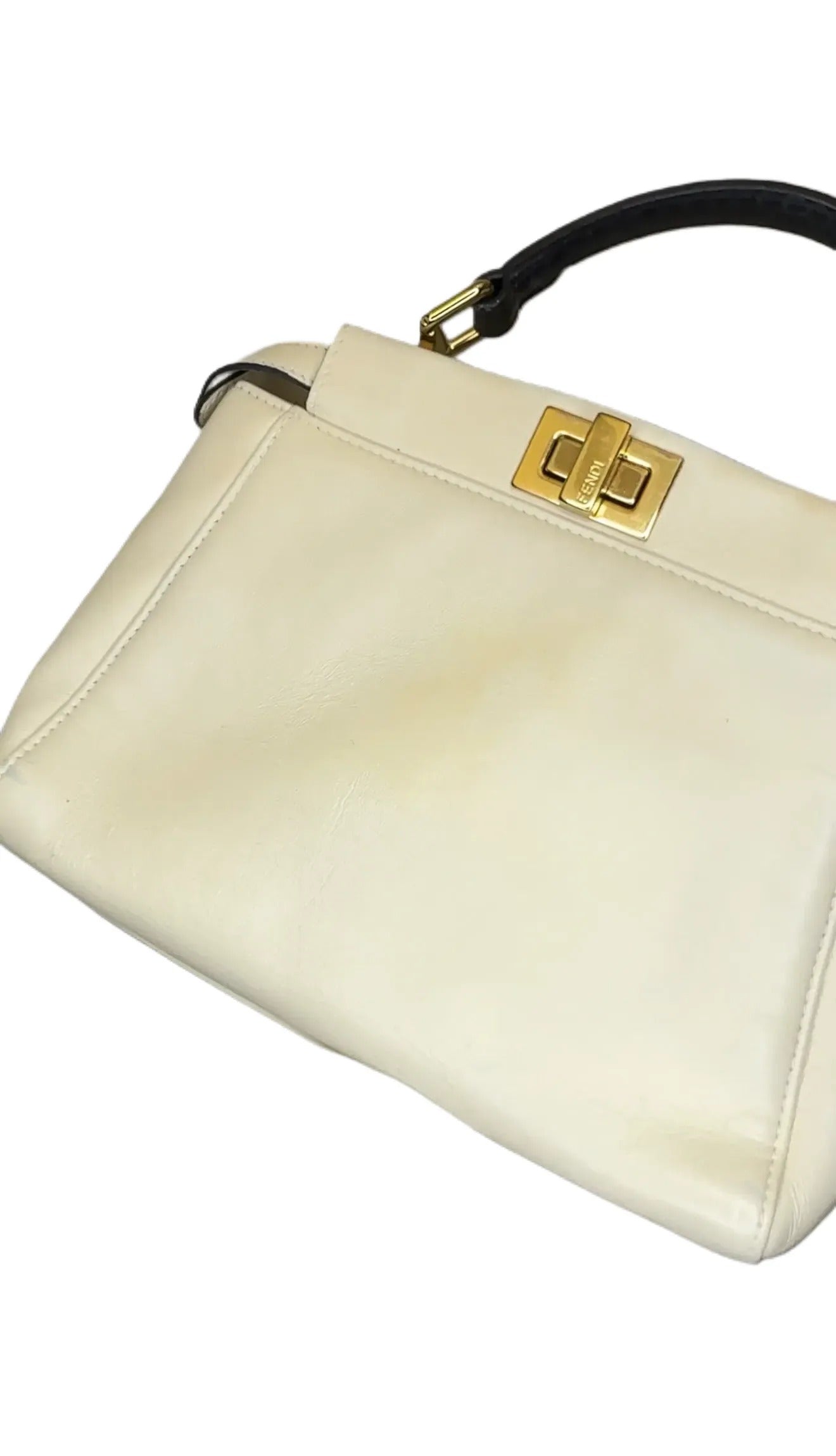 Fendi Peekaboo Iconic Mini in White B20-66