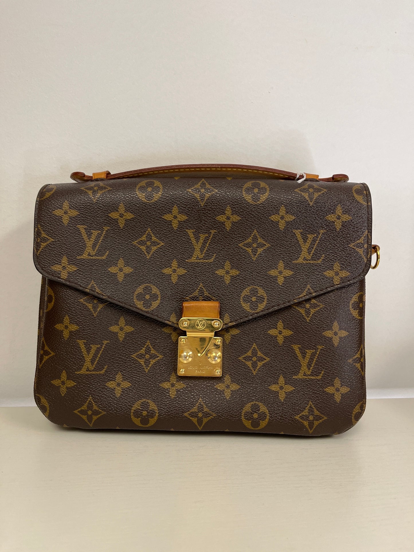 Louis Vuitton Brown Monogram Canvas Metis Shoulder Bag B18-6