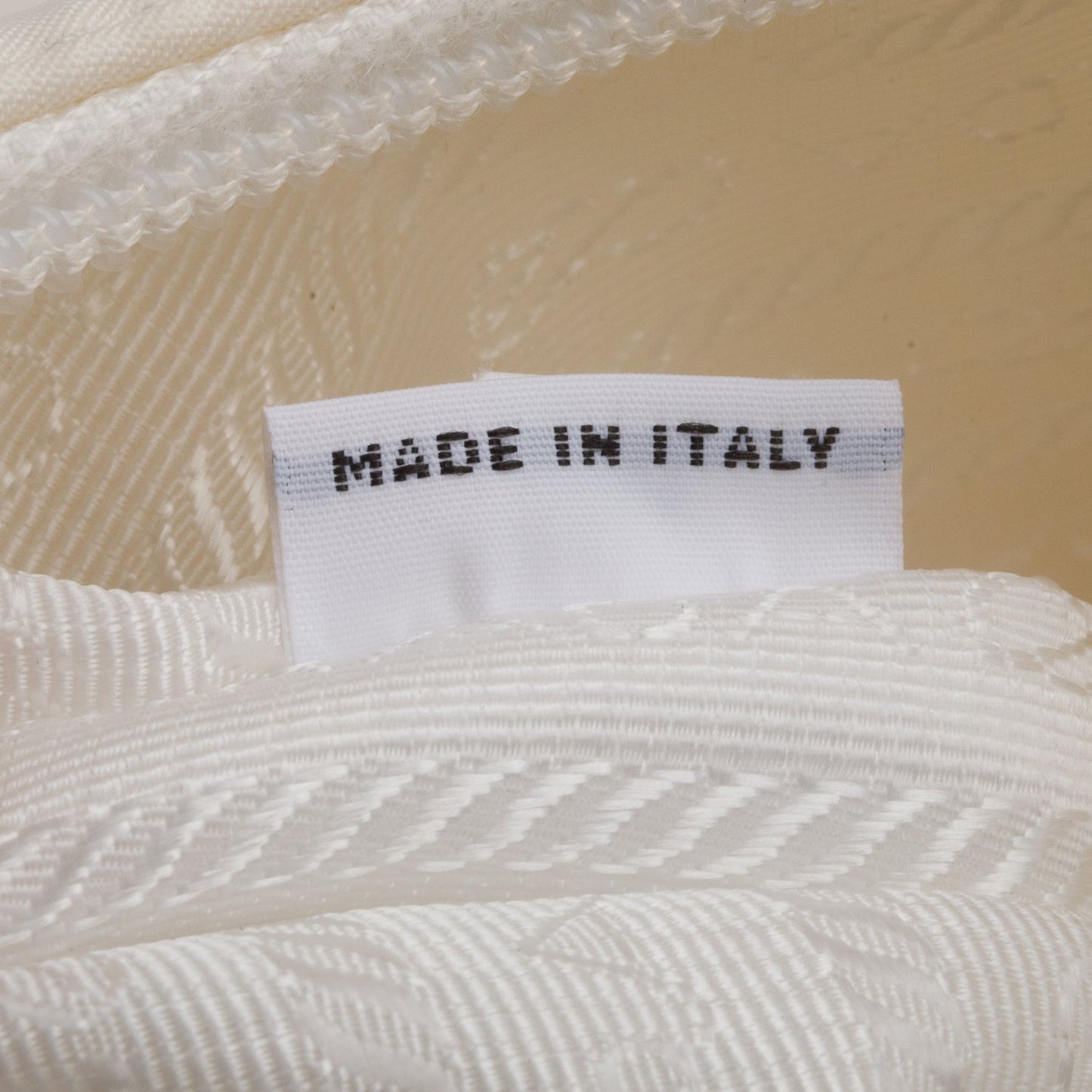 Prada 2021 White Re-Nylon Saffiano Re-Edition 2000 Mini Bag
