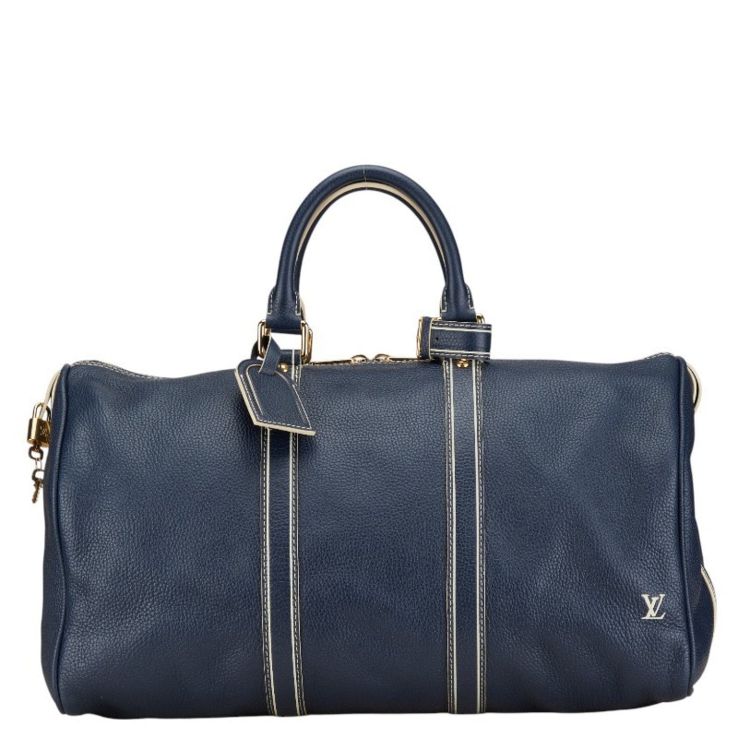 Louis Vuitton  Leather Boston Bag Handbag