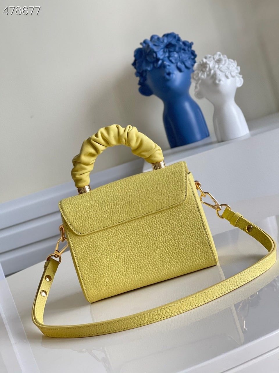 Top Quality Twist PM Ginger Yellow For Women, Womens Handbags, Shoulder And Crossbody Bags 7.1in/18cm Top Quality M58571