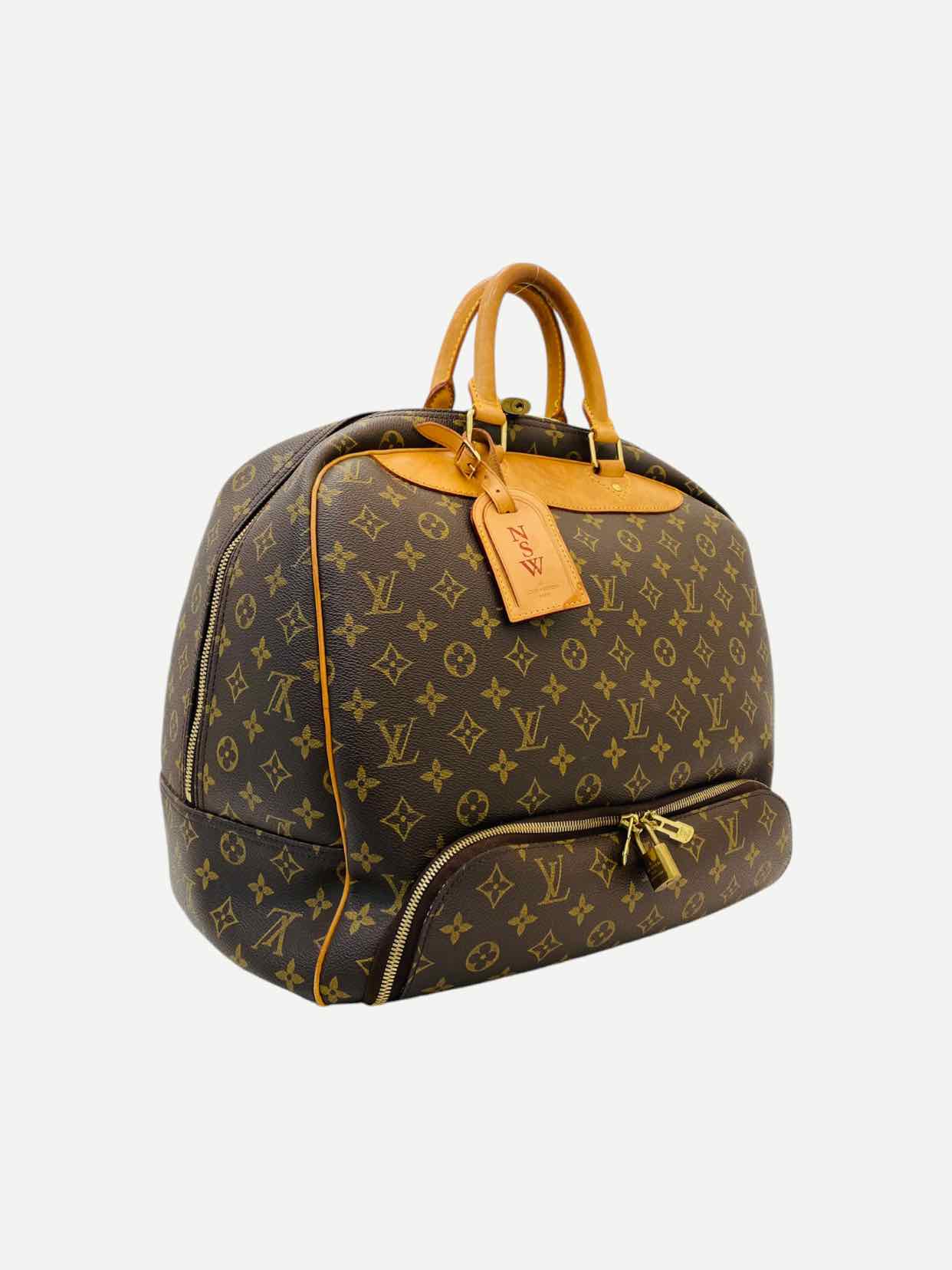 LOUIS VUITTON Evasion Brown Monogram Top Handle