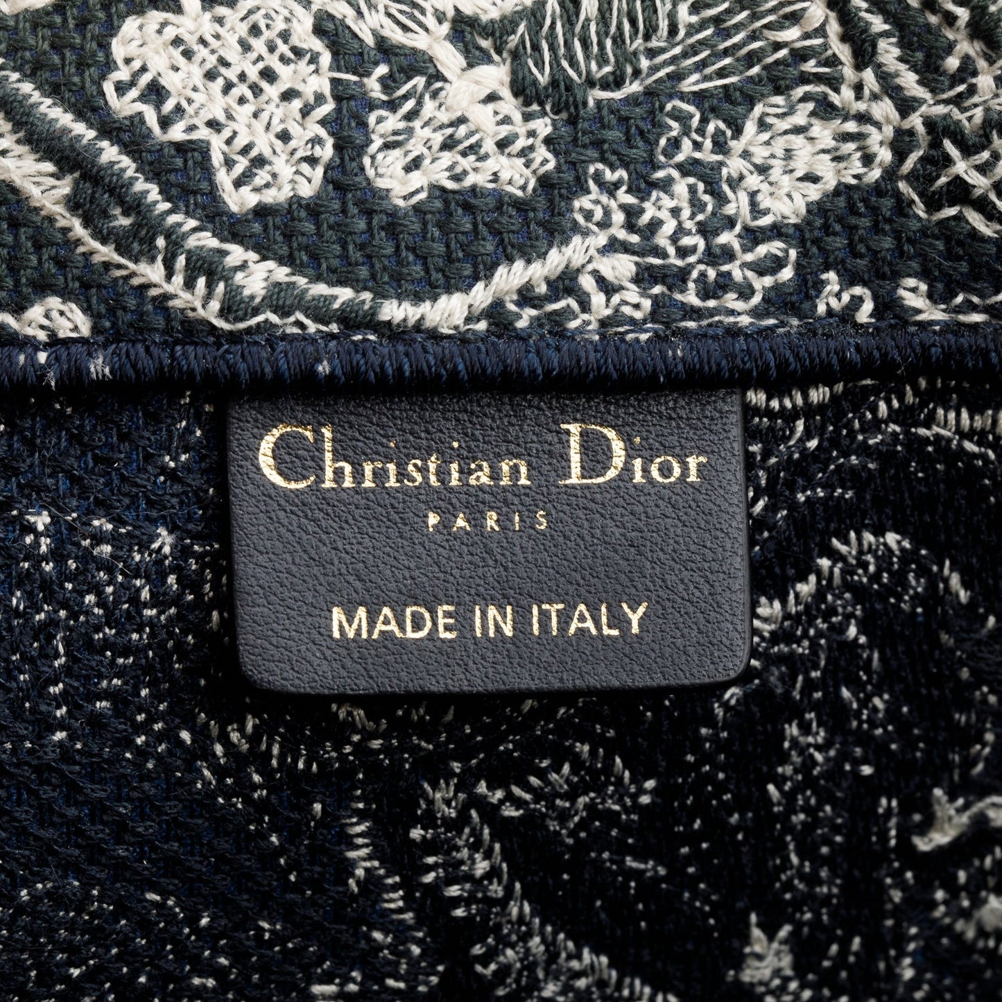 Christian Dior 2022 Canvas Embroidered Large Dioriviera Toile de Jouy Reverse Book Tote