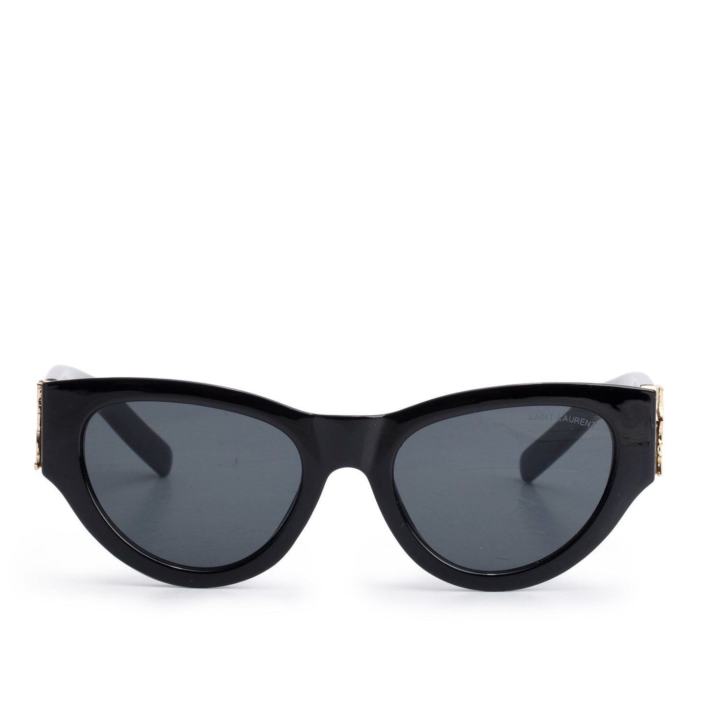 Saint Laurent SLM94/F Black Acetate Cat Eye Sunglasses