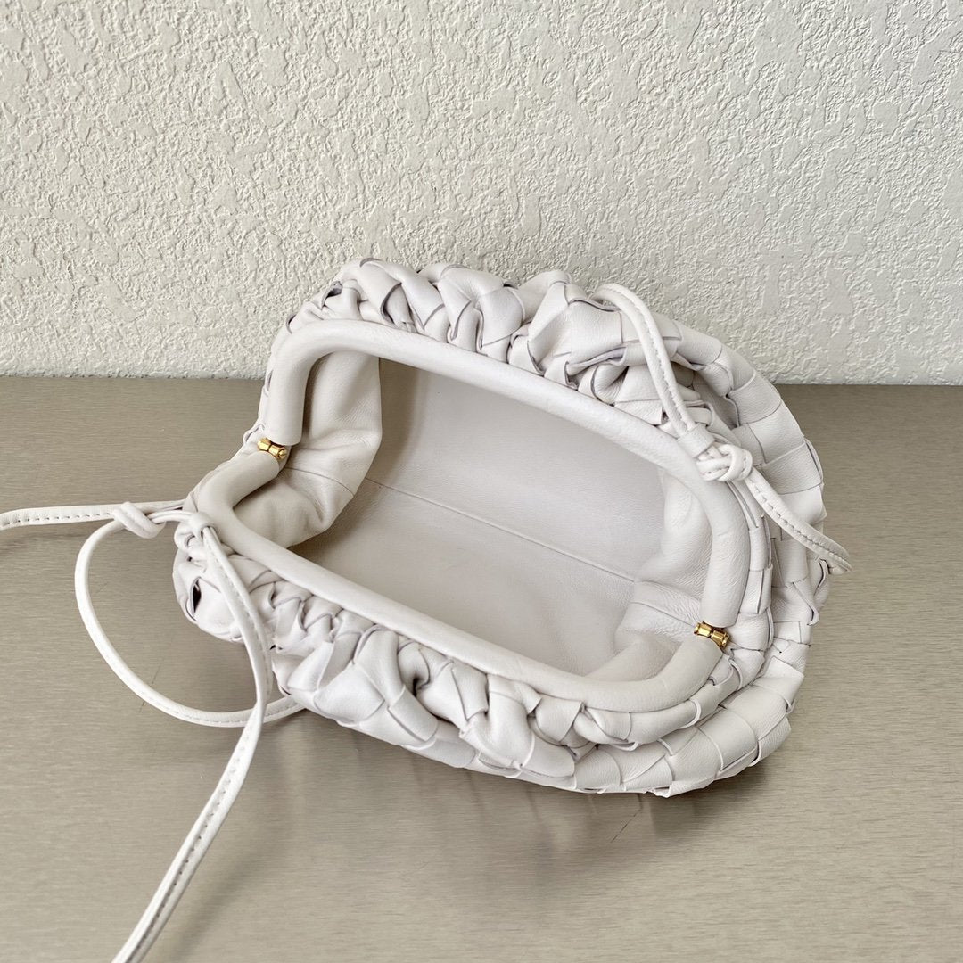 Top Quality Mini Pouch White, For Women, Bags 8.6in/22cm 585852VCPP19644