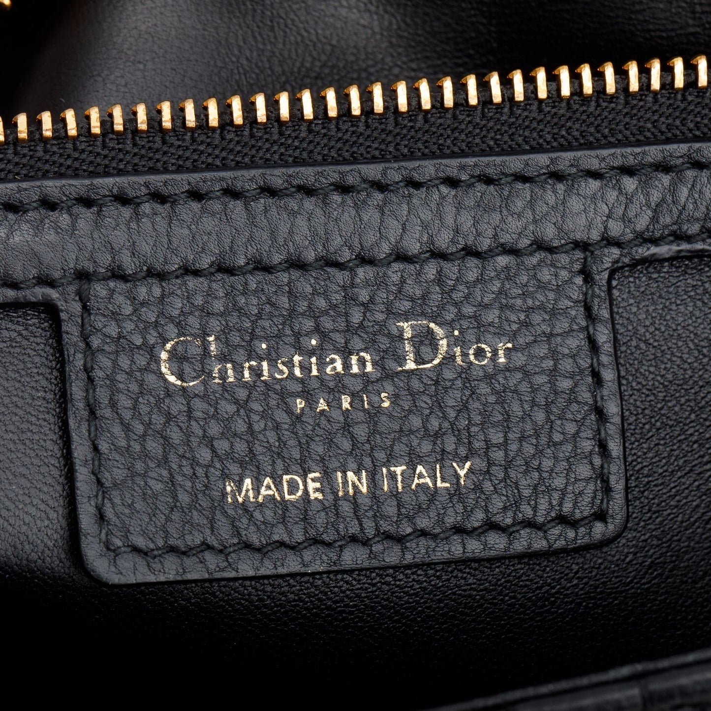 Christian Dior 2023 Black Supple Cannage Calfskin Medium Dior Caro Bag