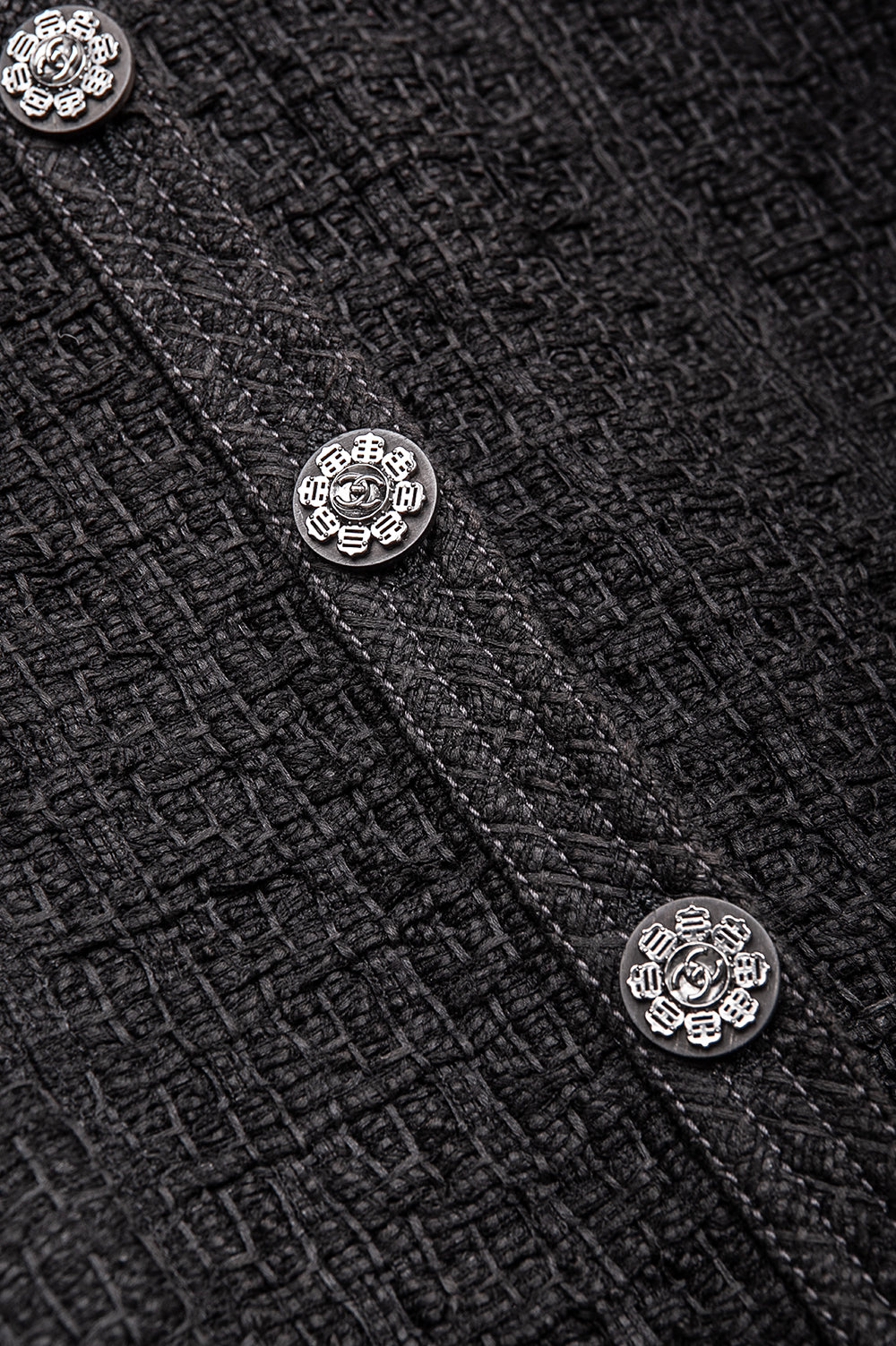 CHANEL Jacket 16 Cotton and Silk