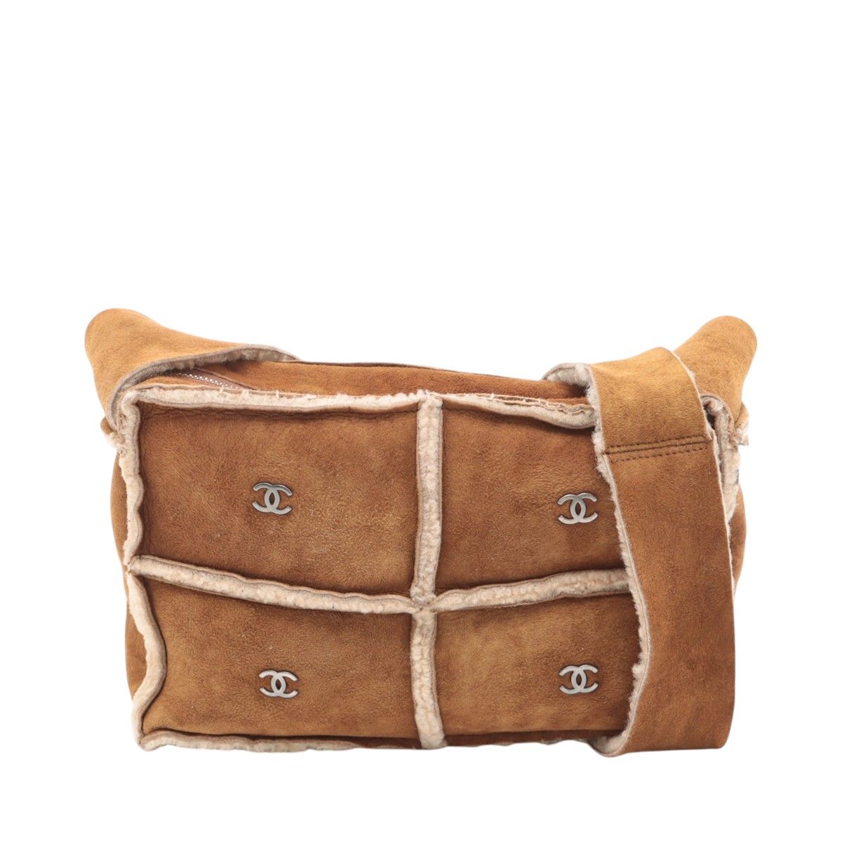 Chanel Brown   Coco Mark Mouton shoulder bag Suede MR2504202500157