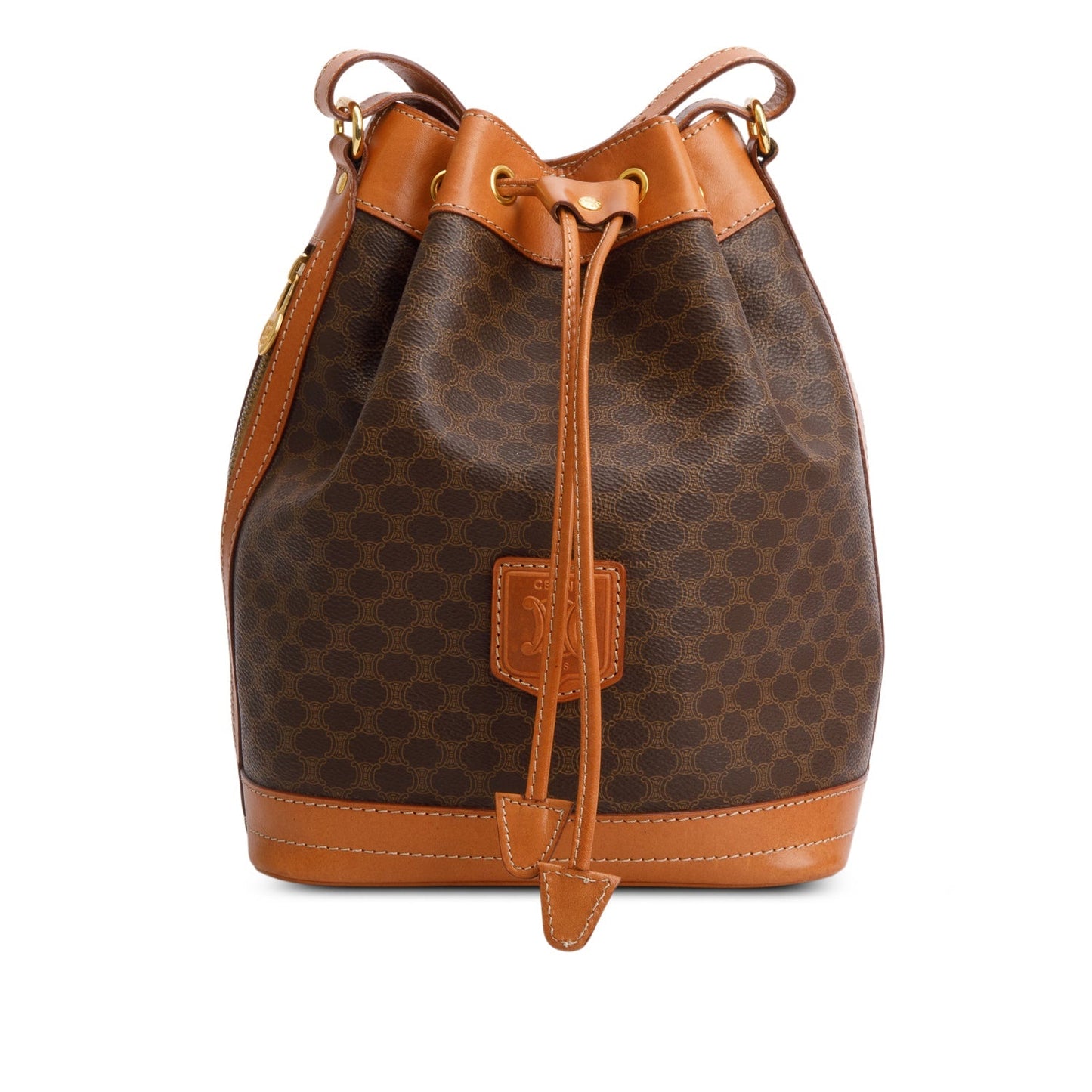 Celine   Triomphe Macadam Bucket Bag