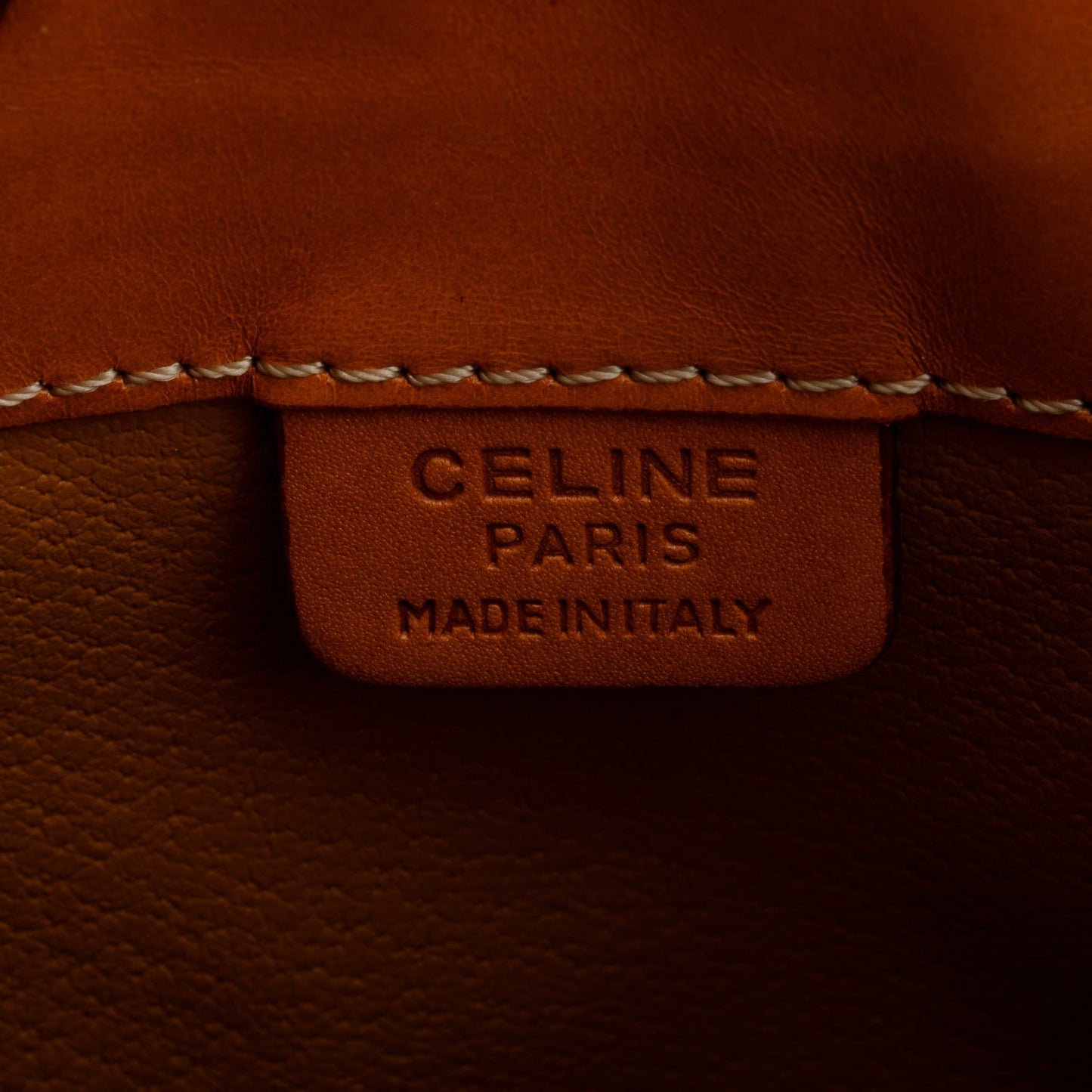Celine   Triomphe Macadam Bucket Bag