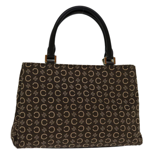 Luxury CELINE C Macadam Canvas Hand Bag Brown  69886