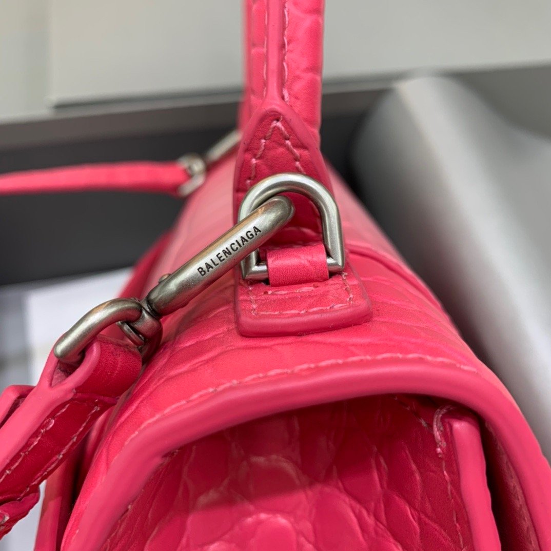 Top Quality Hourglass Small Handbag In Pink, For Women,  Bags 9in/23cm 5935462107U5812