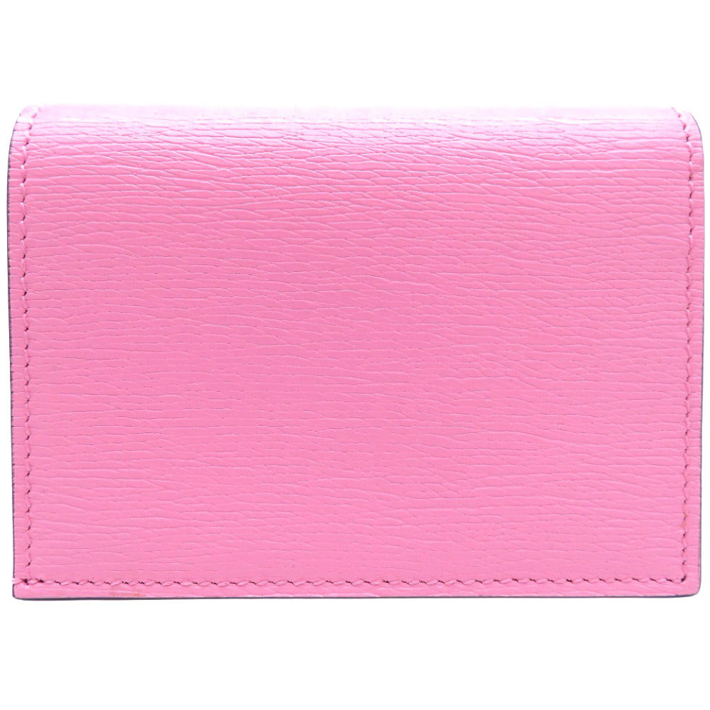 GUCCI Bifold Wallet 701009 leather pink bananya banana Women