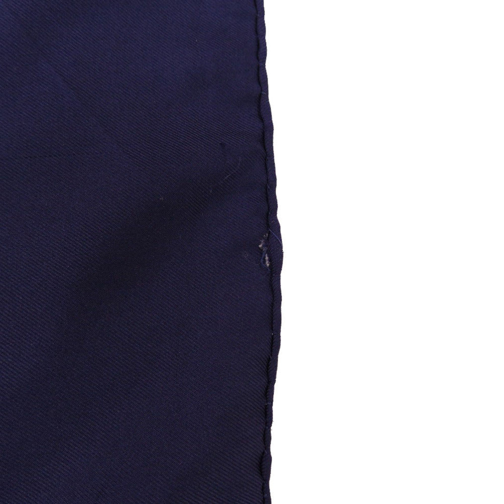 HERMES scarf silk Navy Carre90 ECURIES Stables Women  d