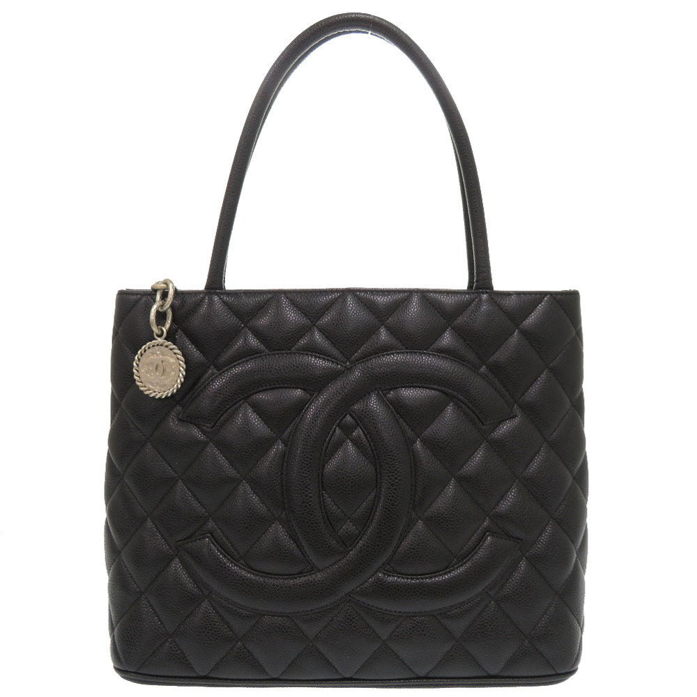 CHANEL Tote Bag Caviar skin black   Tote Women