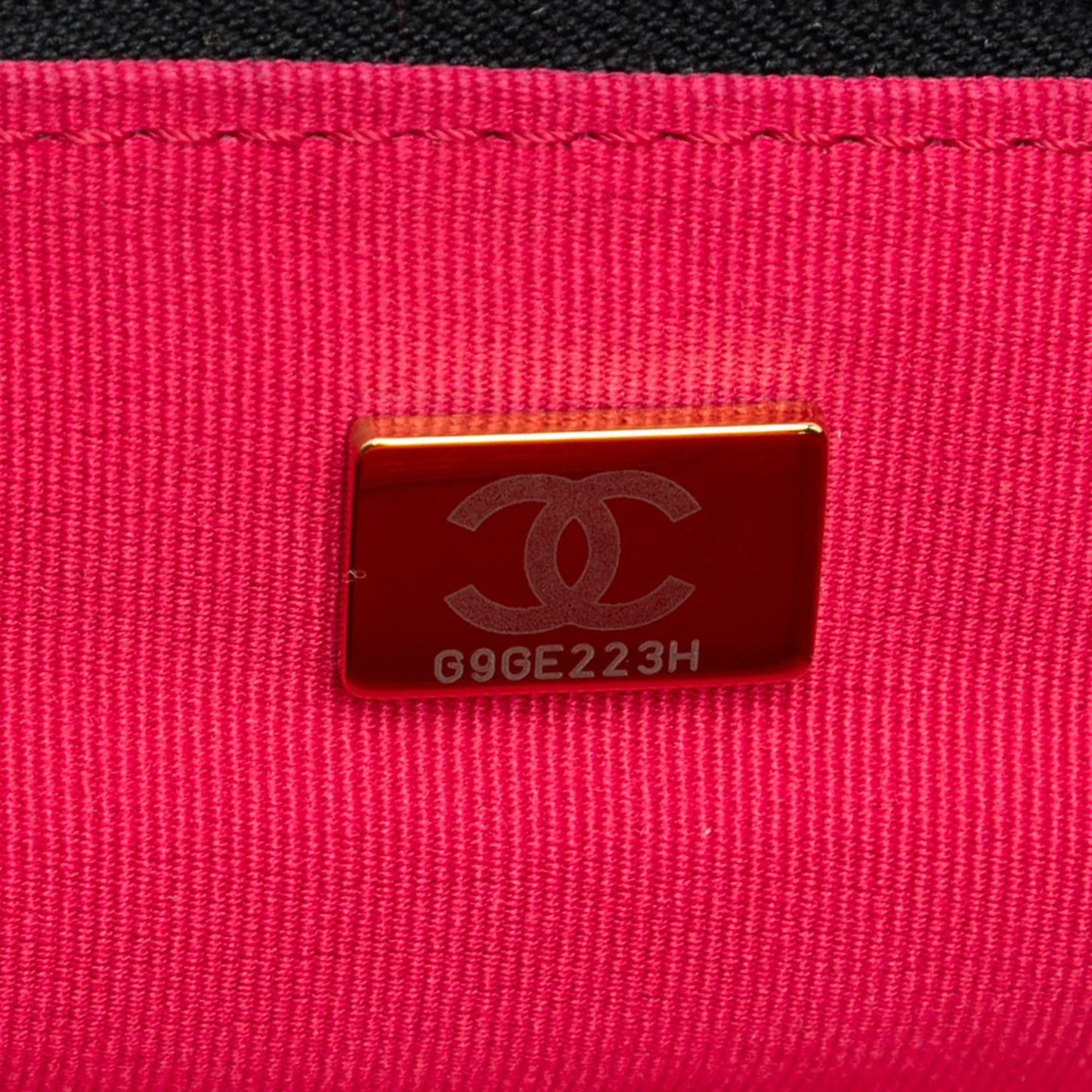 Black Chanel CC Quilted Calfskin Vanity Case with Chain Satchel
