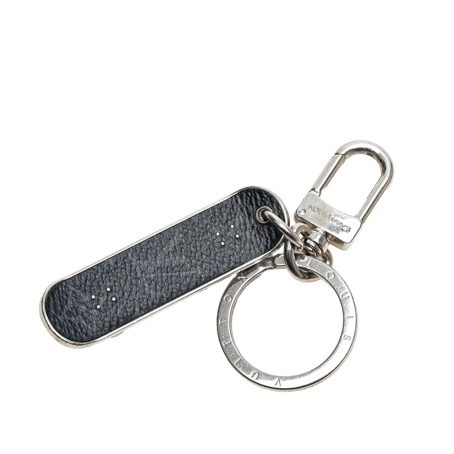 Black Louis Vuitton Monogram Eclipse Skateboard Bag Charm and Key Holder