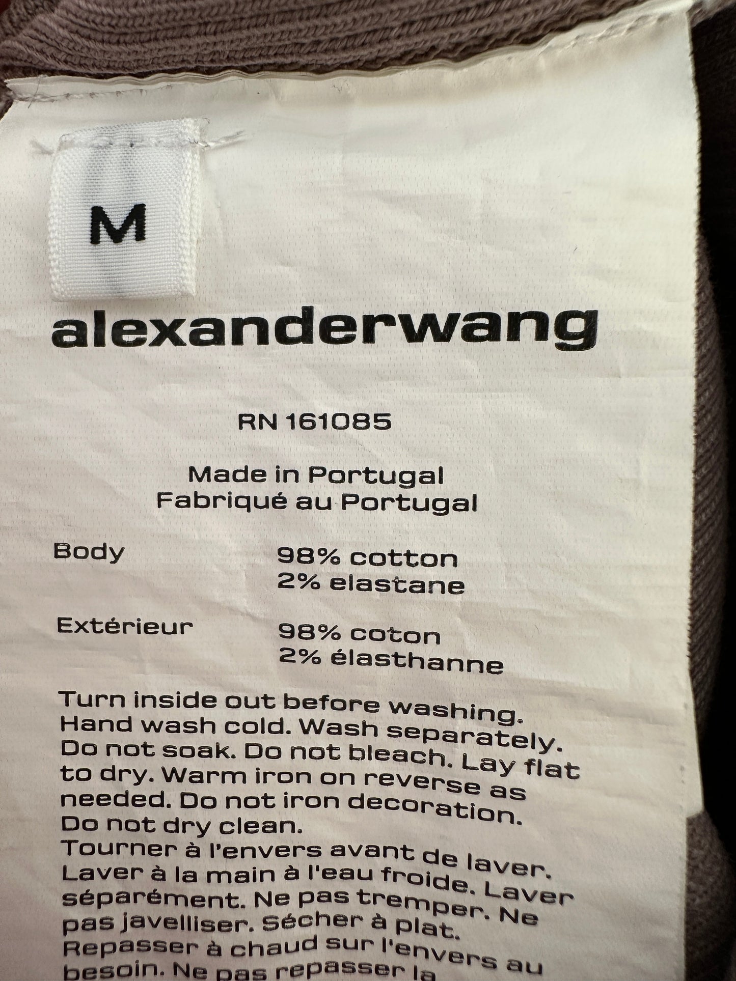 Alexander Wang Washed Pink Tank Dress with Logo Detail Size M (UK 10)