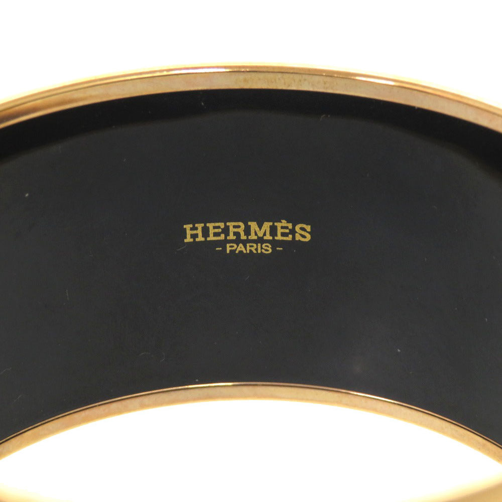 HERMES Bangle metal green Seven-packed baked goods Emile TGM Women  d