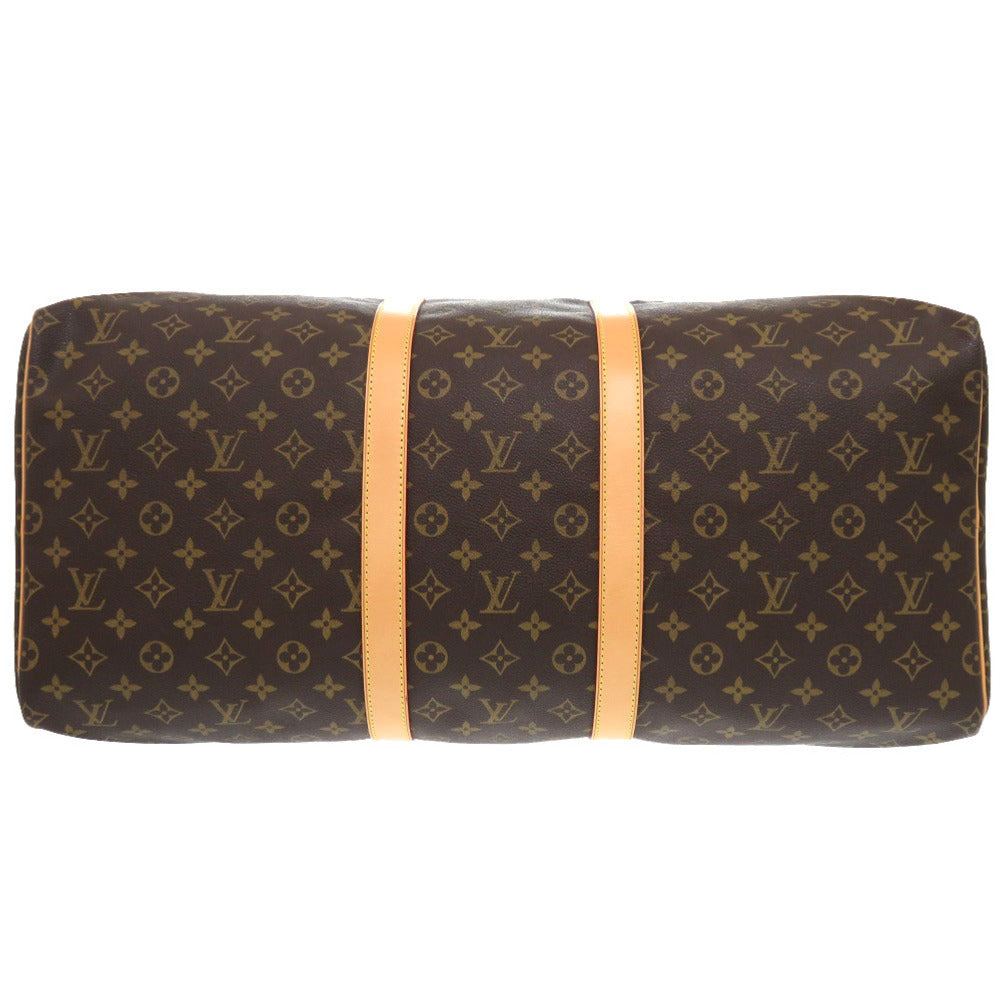 LOUIS VUITTON Boston Duffel bag M41424 Monogram canvas Brown Monogram Keepall 55 mens  d