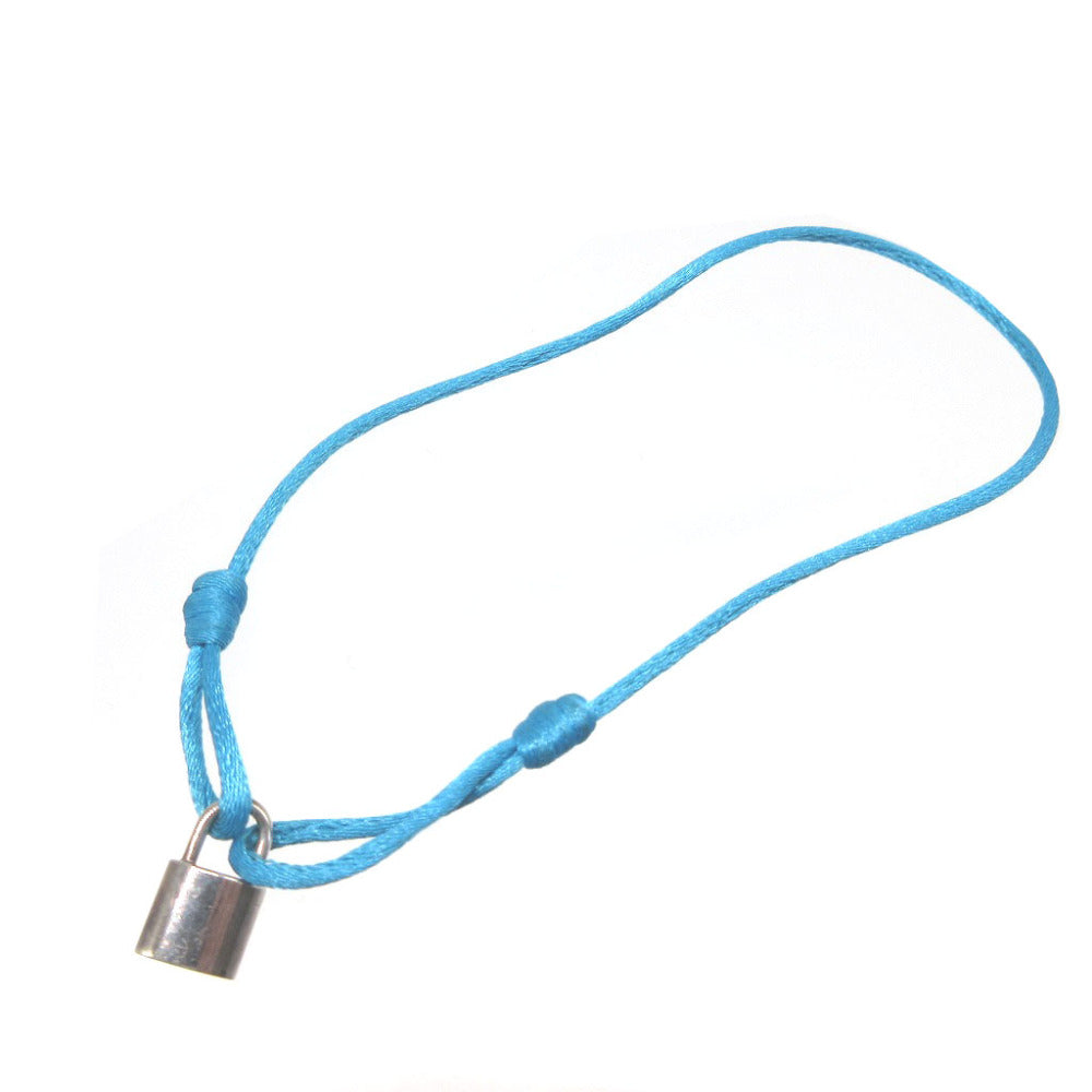 LOUIS VUITTON bracelet A07242 Silver925 Silver Cord Bracelets Bracelet Lockit Women(Unisex)  d
