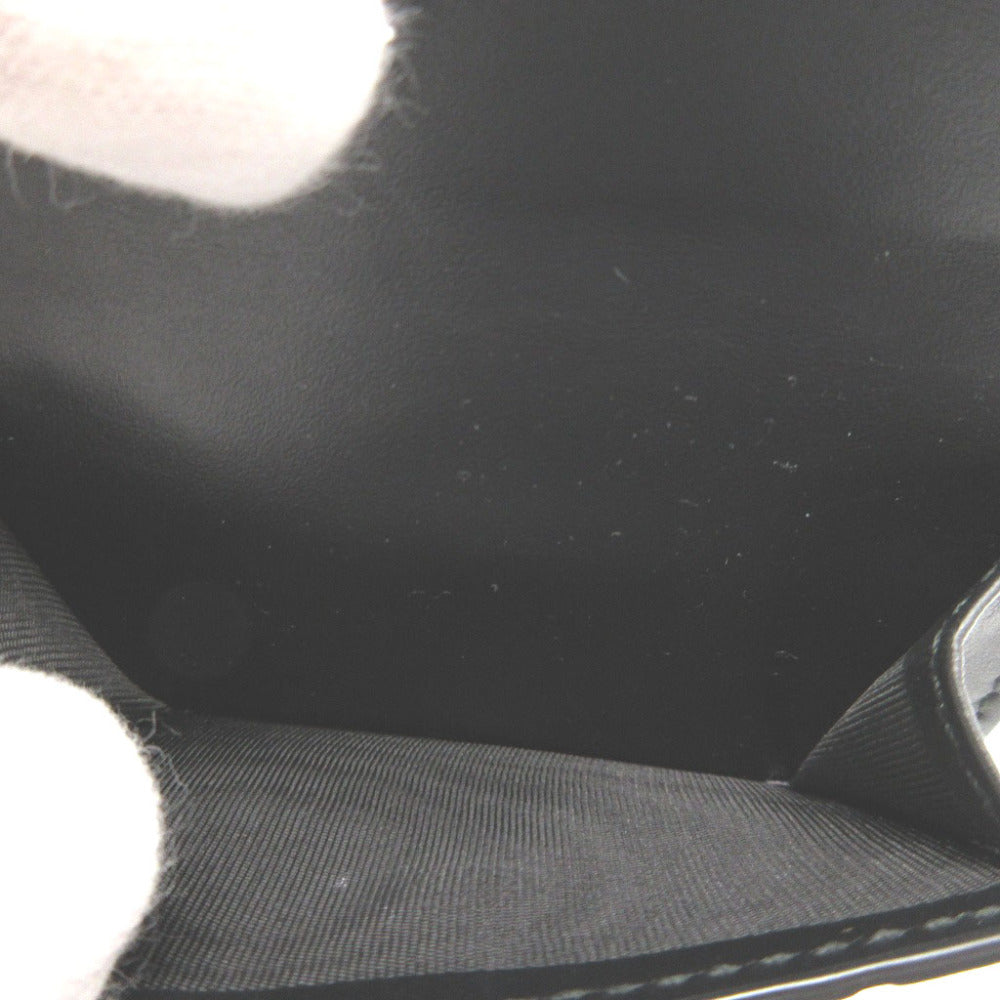 GUCCI Tri-fold wallet 547070 leather black Compact wallet Guccisima mens(Unisex)