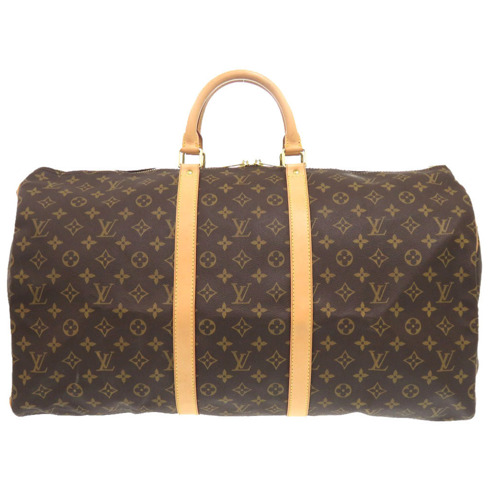 LOUIS VUITTON Boston Duffel bag M41424 Monogram canvas Brown Monogram Keepall 55 mens  d