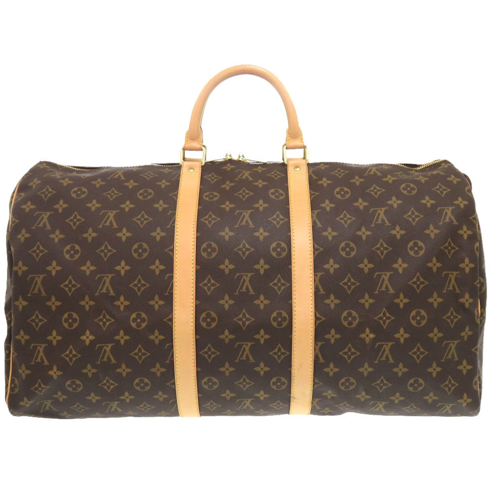LOUIS VUITTON Boston Duffel bag M41424 Monogram canvas Brown Monogram Keepall 55 mens  d