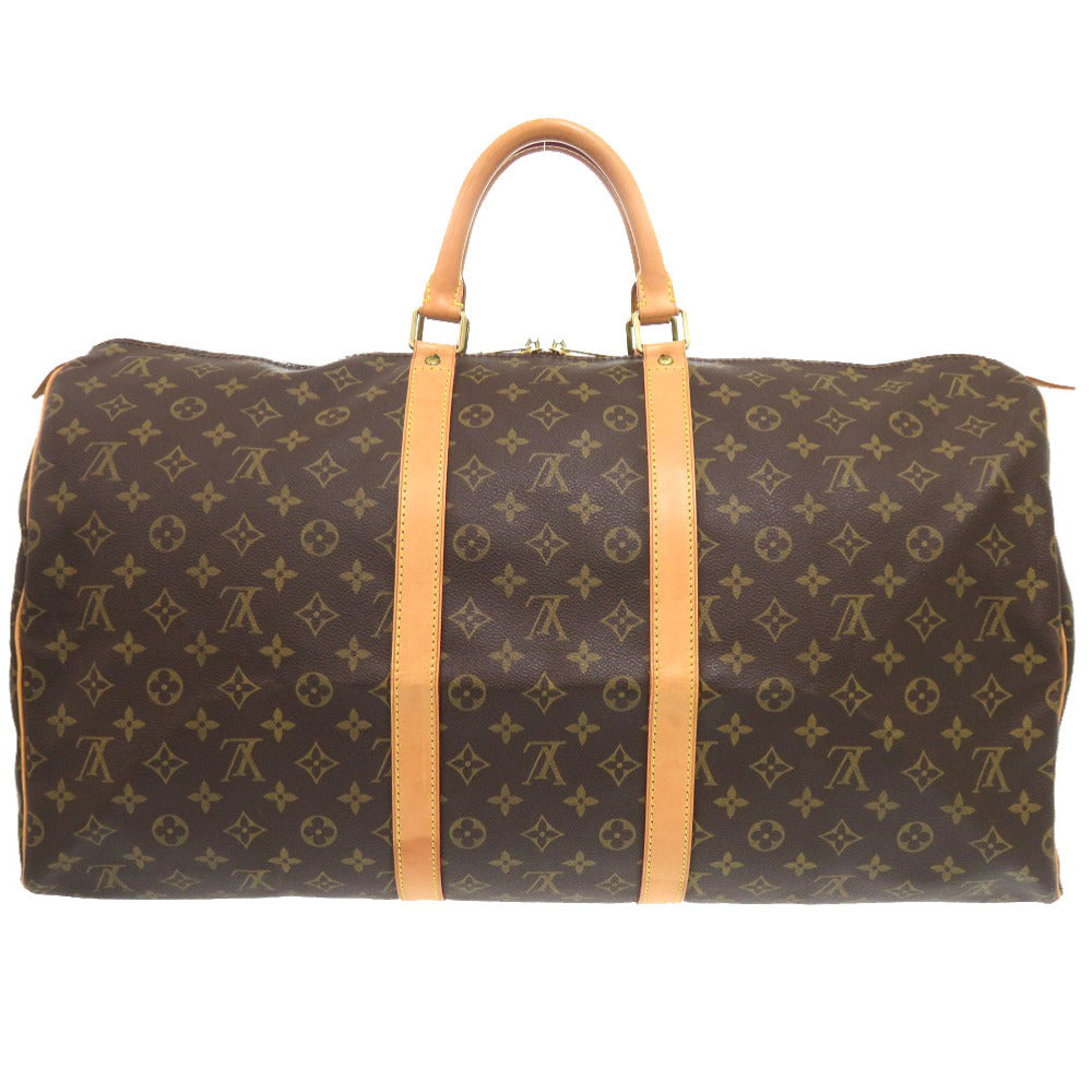 LOUIS VUITTON Boston Duffel bag M41424 Monogram canvas Brown Monogram Keepall 55 mens  d