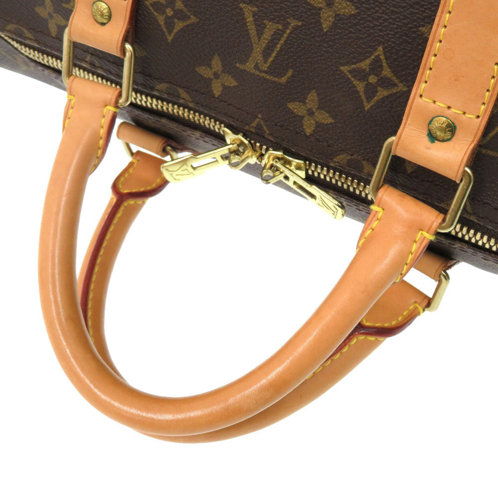 LOUIS VUITTON Boston Duffel bag M41424 Monogram canvas Brown Monogram Keepall 55 mens  d