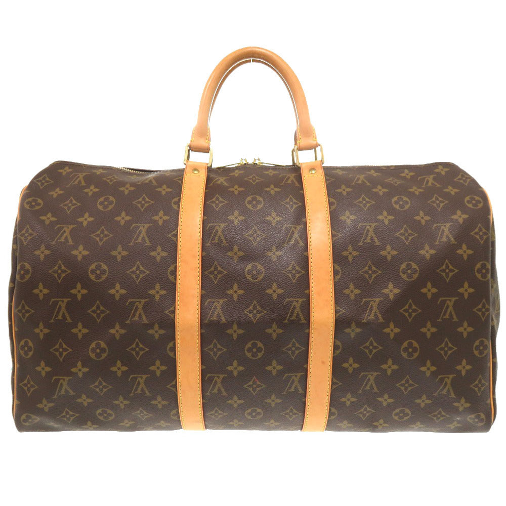 LOUIS VUITTON Boston Duffel bag M41426 Monogram canvas Brown Monogram Keepall 50 mens