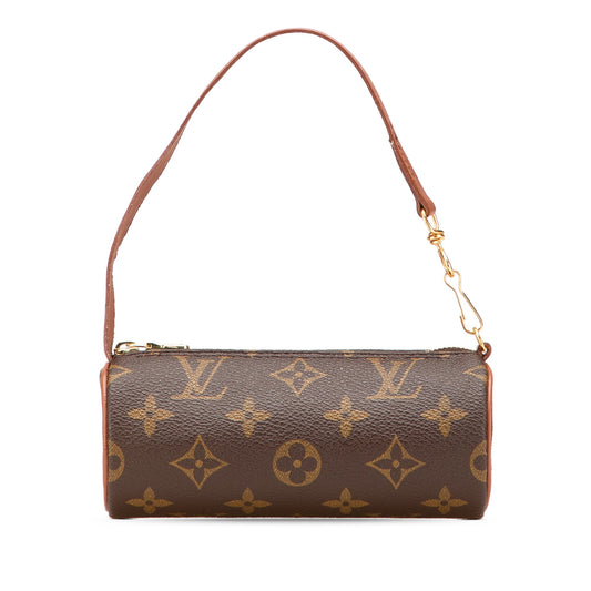 Brown Louis Vuitton Monogram Papillon Pochette Handbag