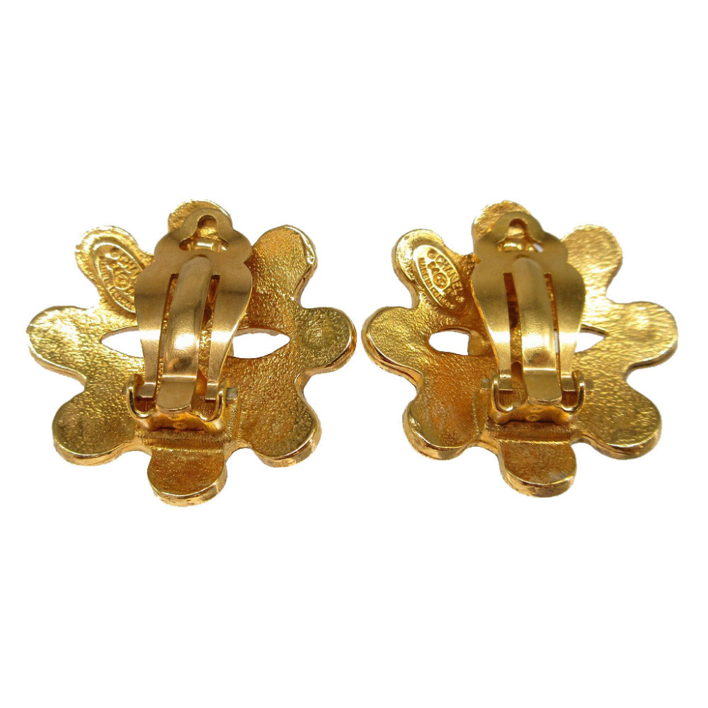 CHANEL Earring metal gold   COCO Mark Women