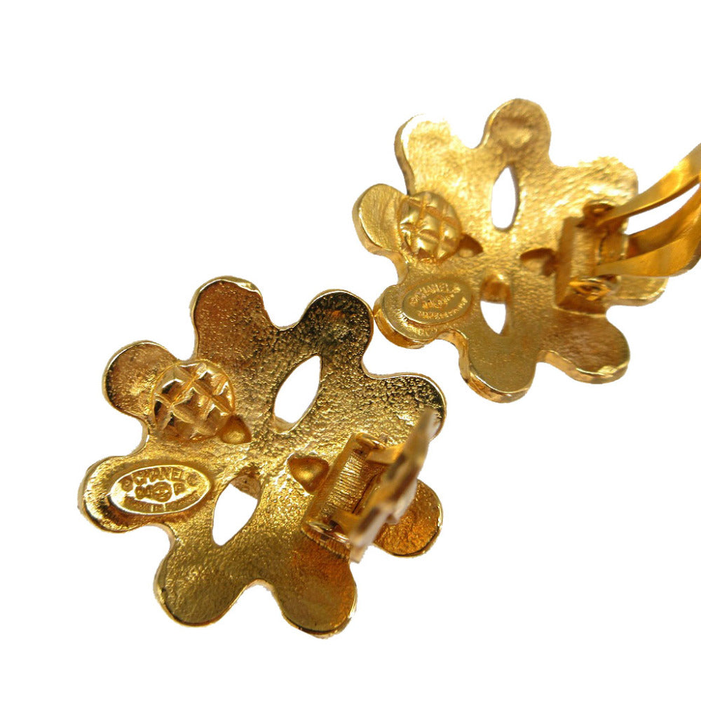 CHANEL Earring metal gold   COCO Mark Women