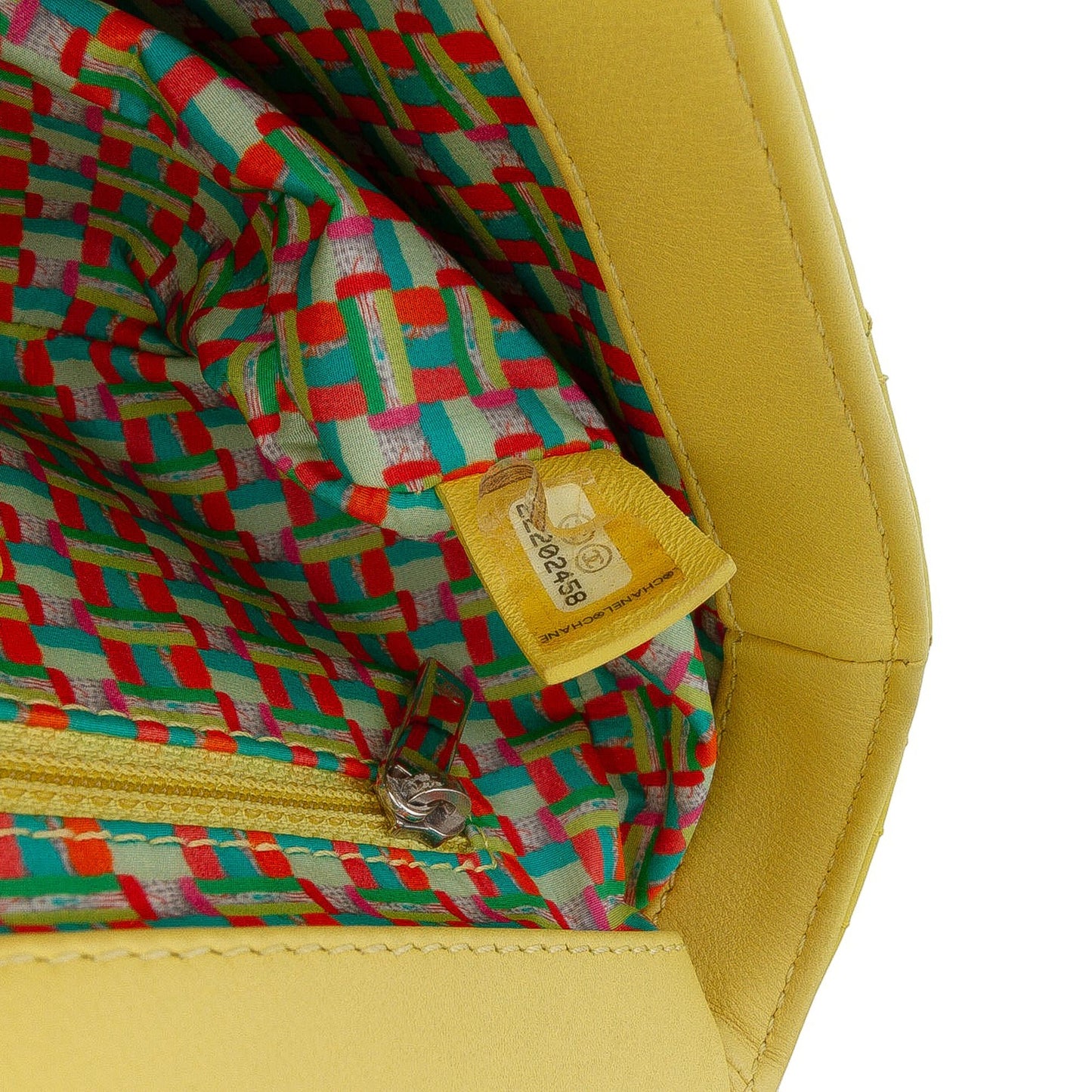 Yellow Chanel Paris Seoul Small Rubber Coco Rain Flap Shoulder Bag
