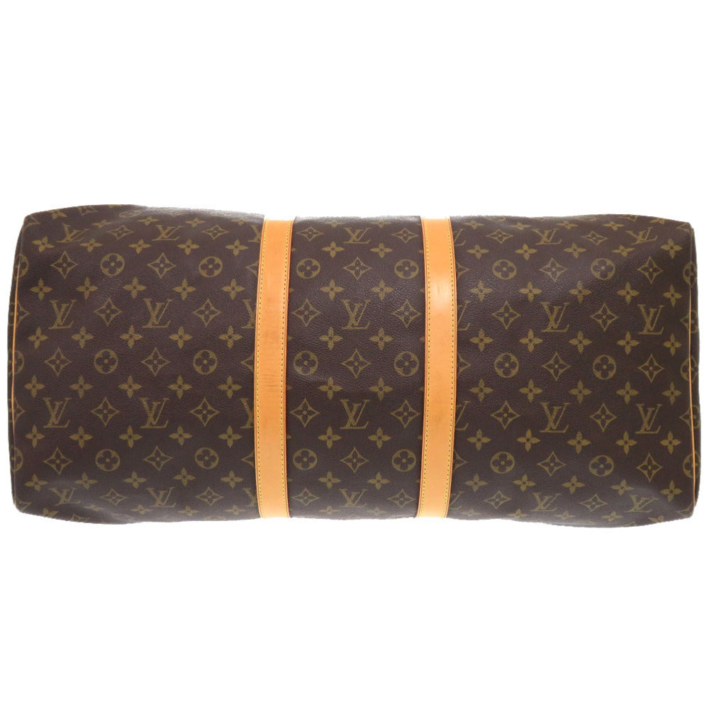 LOUIS VUITTON Boston Duffel bag M41424 Monogram canvas Brown Monogram Keepall 55 mens  d