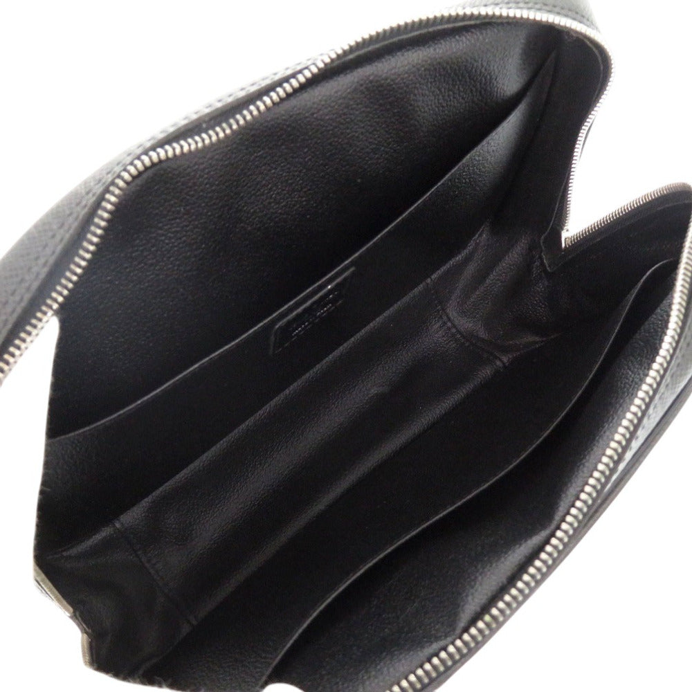 LOUIS VUITTON business bag M30212 Taiga black Taiga True Toilet Ardoise business bag pouch mens