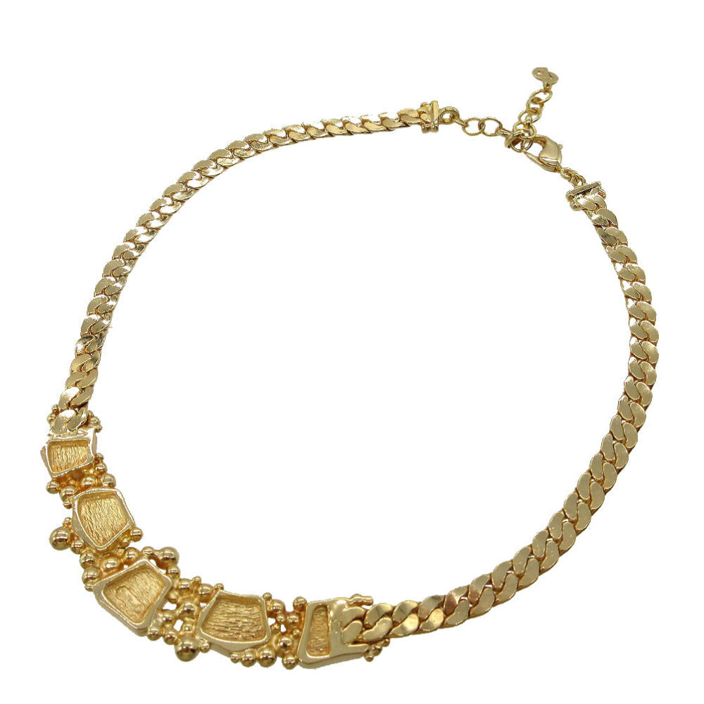 Christian Dior Necklace Metal, Stone gold   Choker Women