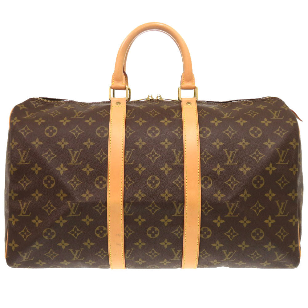LOUIS VUITTON Boston Duffel bag M41428 Monogram canvas Brown Monogram Keepall 45 mens  d
