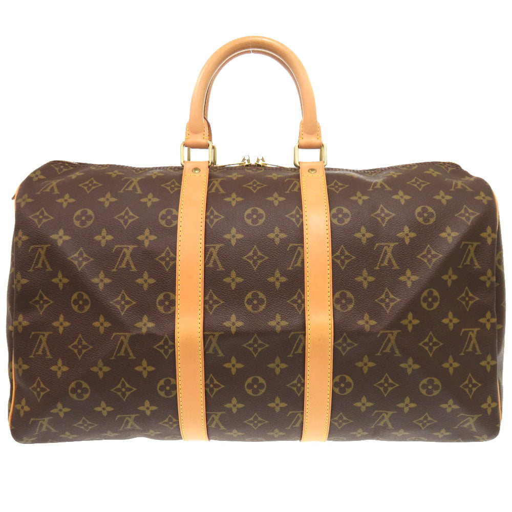 LOUIS VUITTON Boston Duffel bag M41428 Monogram canvas Brown Monogram Keepall 45 mens  d