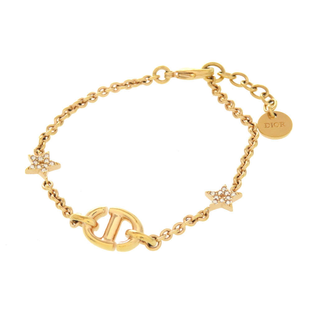 Christian Dior bracelet Stone gold logo star Women