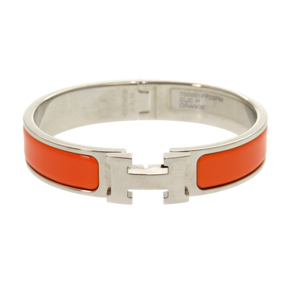 HERMES Bangle metal Orange Click crack PM Women  d