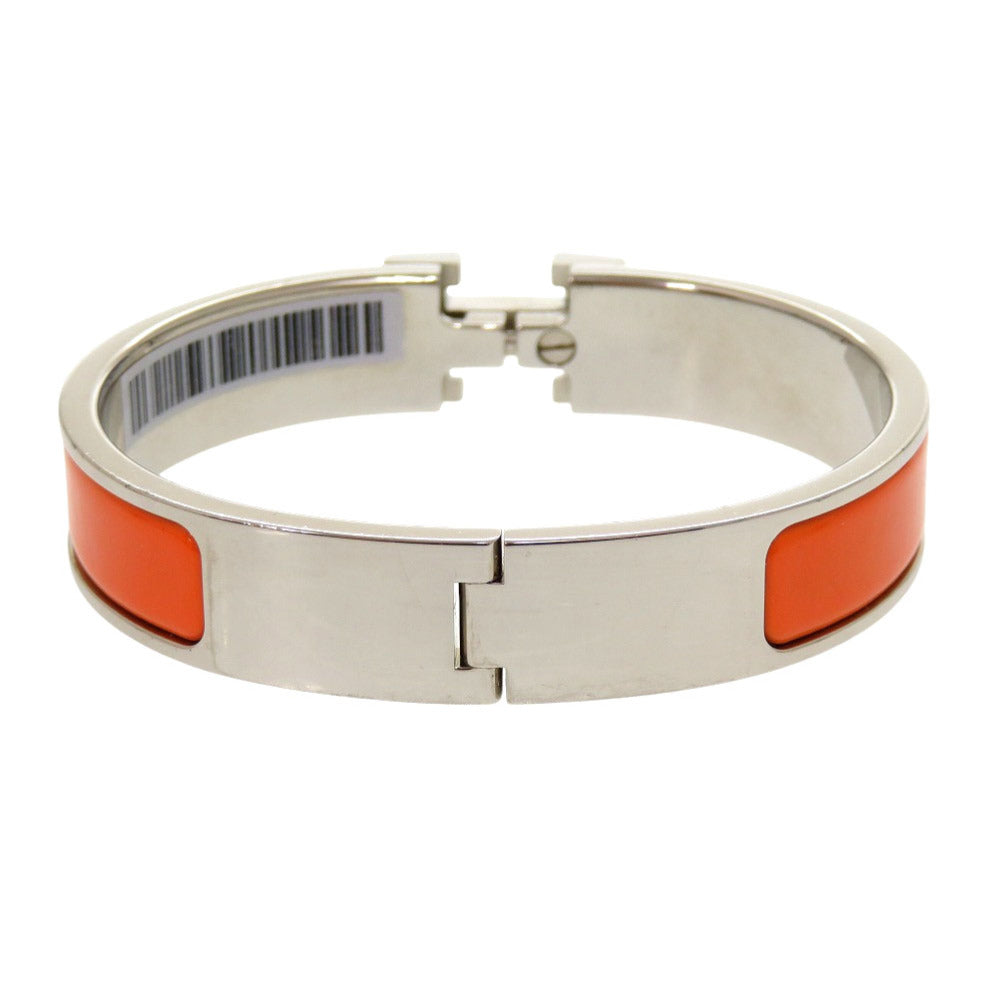 HERMES Bangle metal Orange Click crack PM Women  d