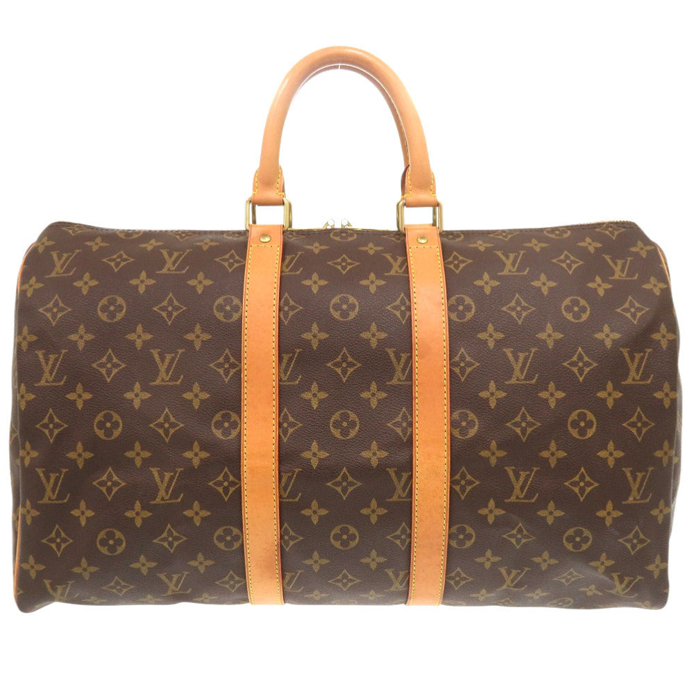 LOUIS VUITTON Boston Duffel bag M41428 Monogram canvas Brown Monogram Keepall 45 mens  d