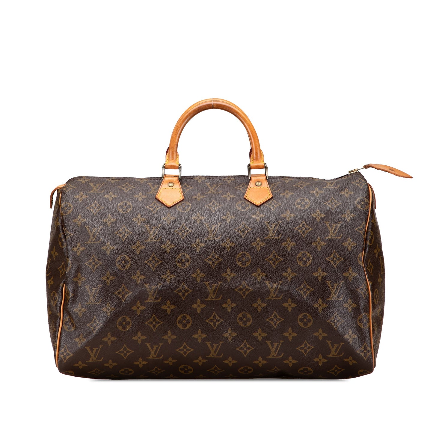 Brown Louis Vuitton Monogram Speedy 40 Boston Bag
