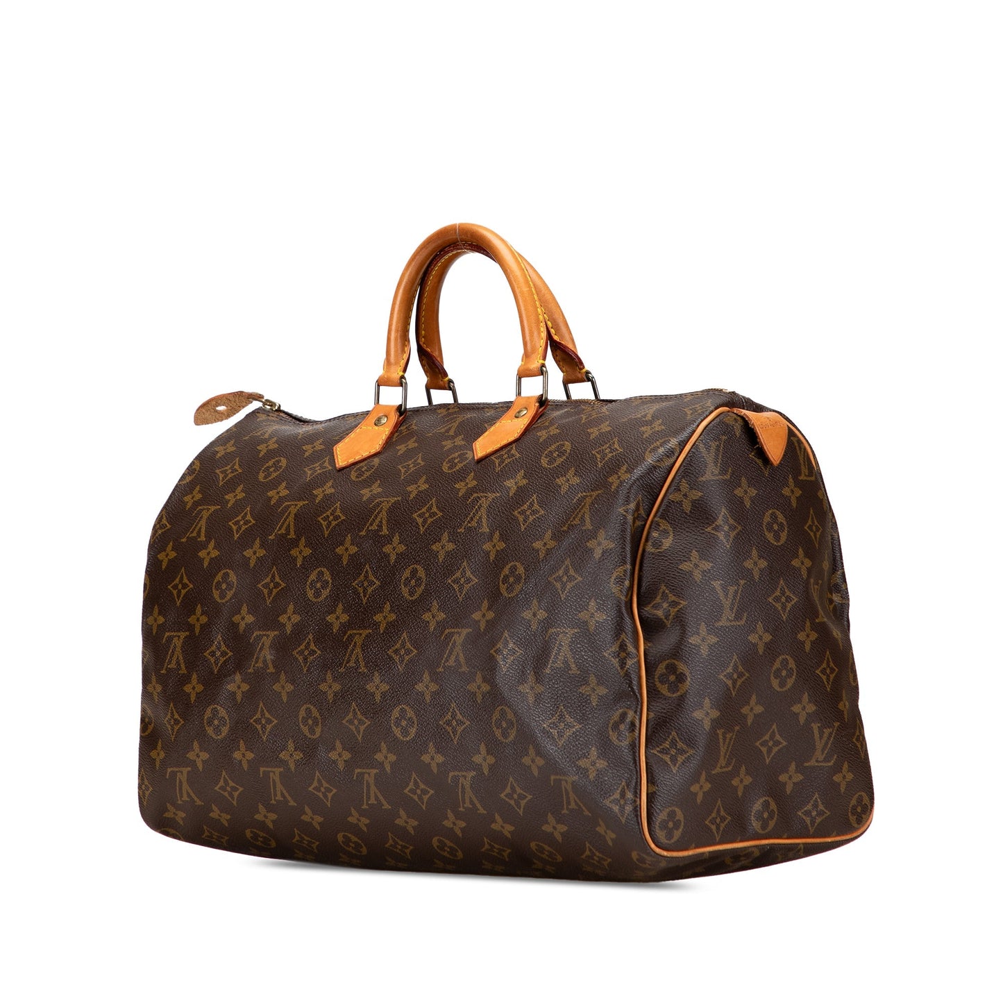 Brown Louis Vuitton Monogram Speedy 40 Boston Bag