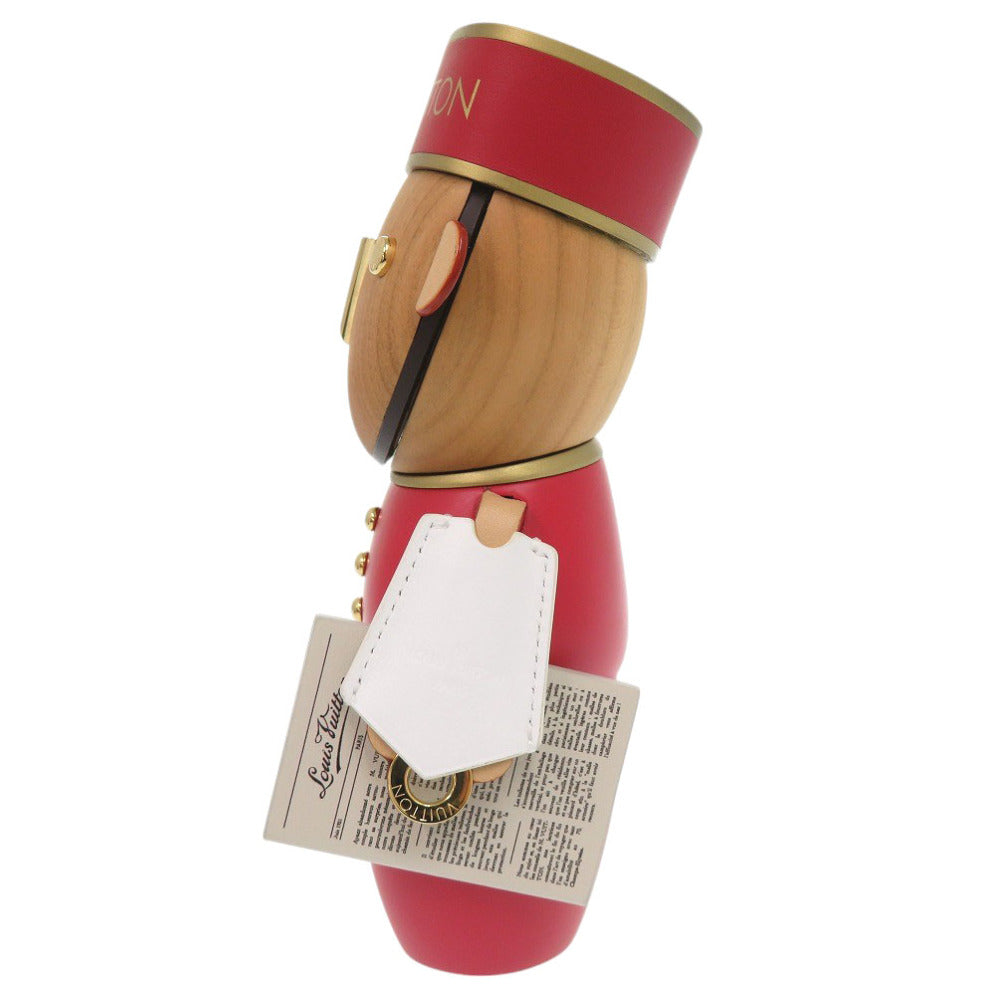 LOUIS VUITTON object GI0483 Wood Red Gaston Porter Bellboy Women