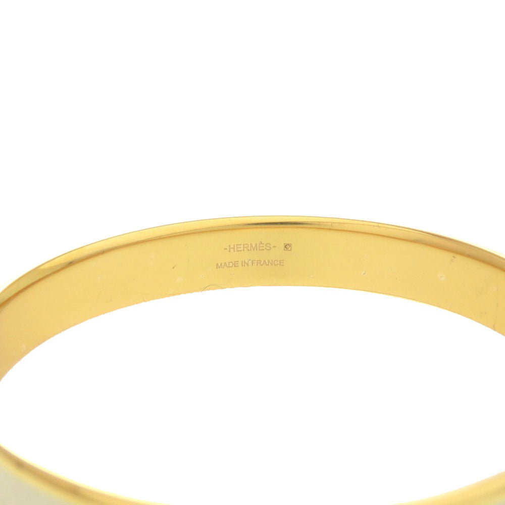 HERMES Bangle Epsom white Olympe Women T3  d