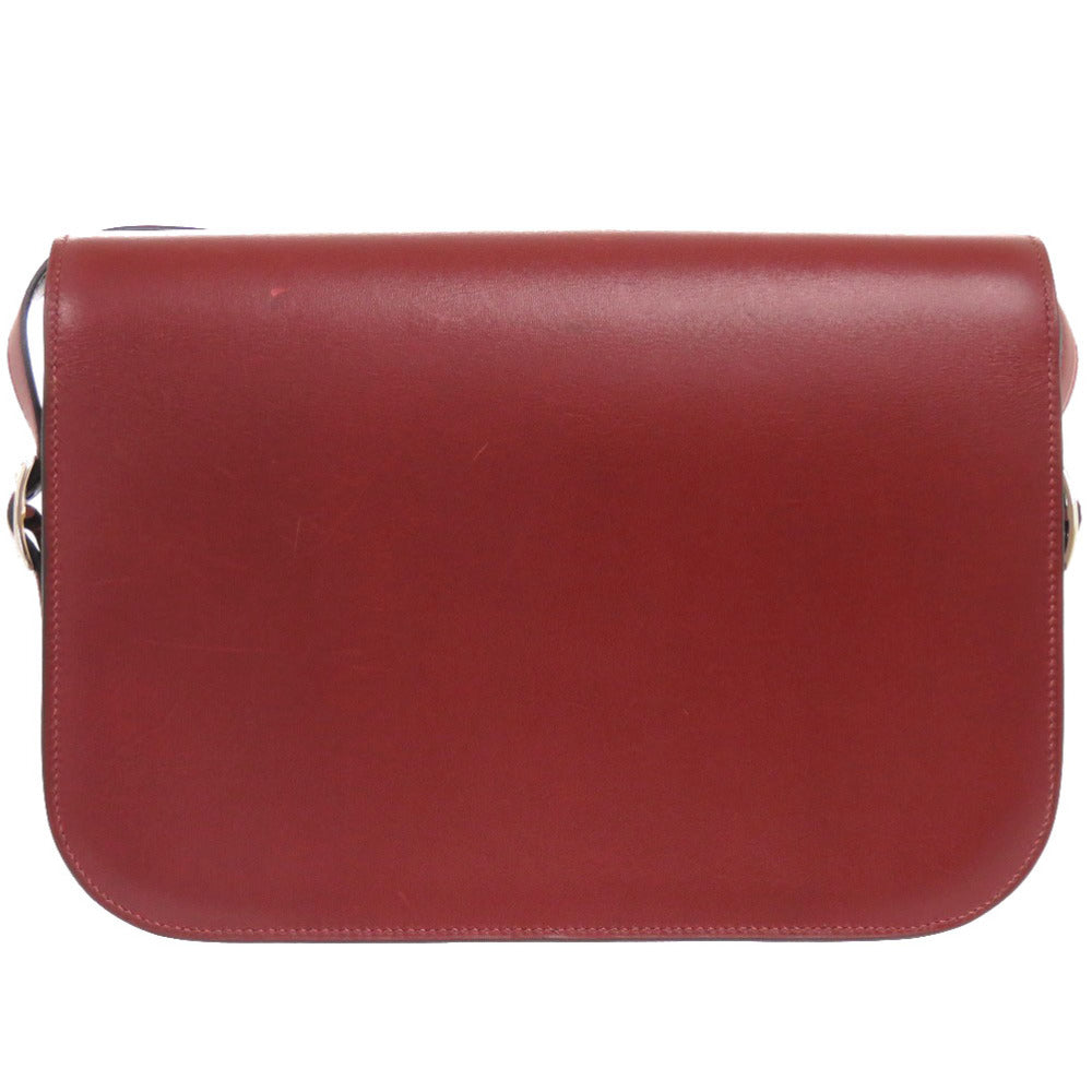 HERMES Shoulder Bag Box scarf Red Martine Women  d